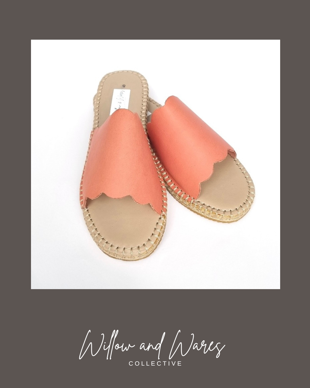 Petal Sandal in Salmon