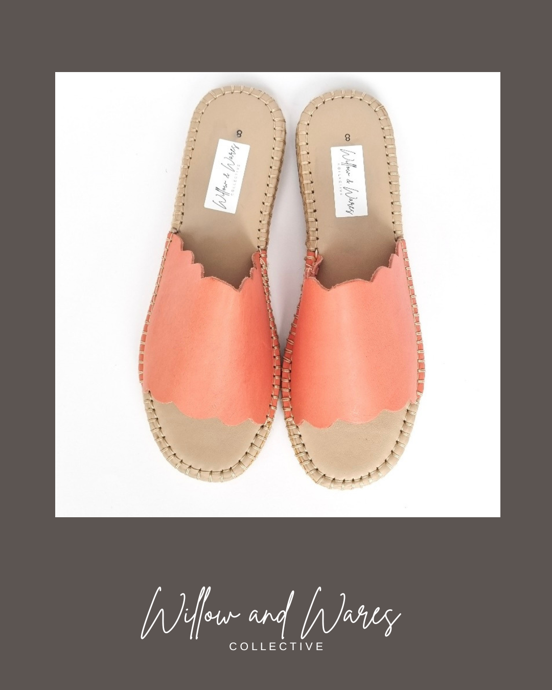 Petal Sandal in Salmon