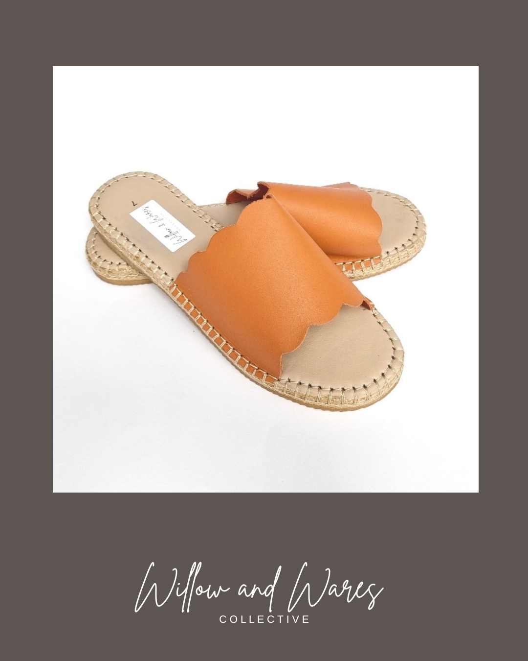 Petal Sandal in Orange