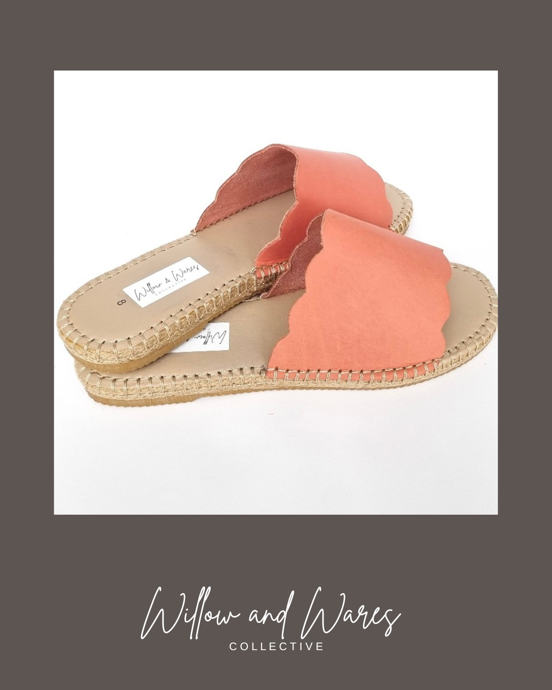 Petal Sandal in Salmon