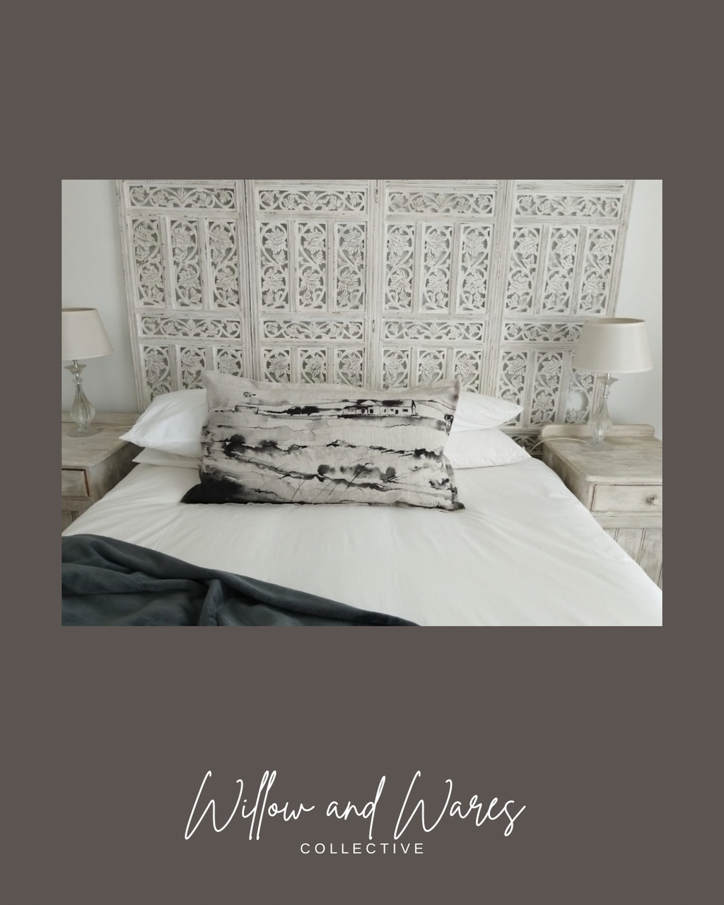 Long Linen Cusions by Jacolize Art